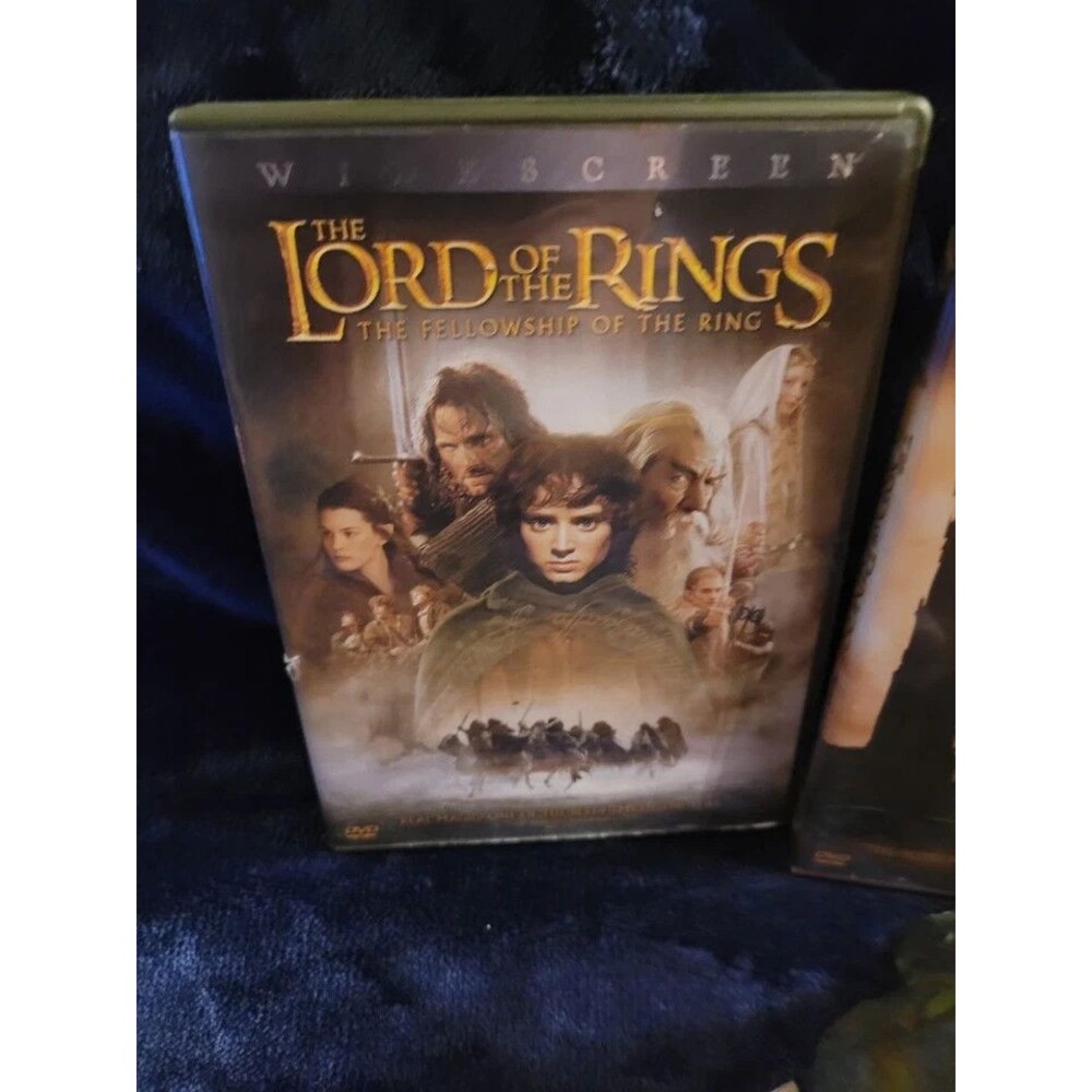 Lord of the Rings Trilogy Widescreen DVD Set Weta Smeagol Statue Lot - Picture 7 of 10